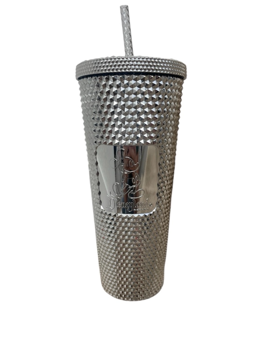 Disneyland Disney100 Mickey Mouse Studded Travel Tumbler with Straw